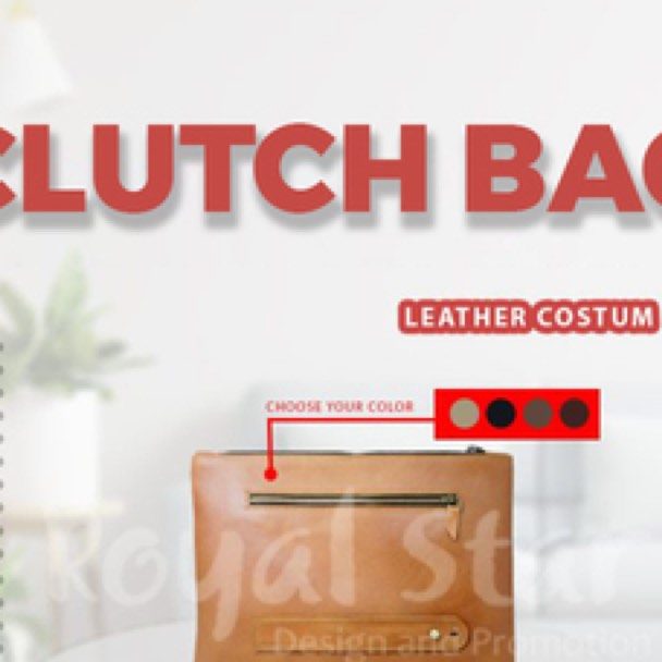 Clutch Bag Leather Custom